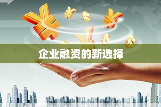 罗江企业融资的新选择
