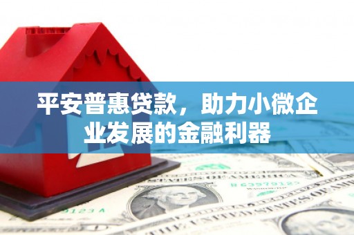 罗江平安普惠贷款，助力小微企业发展的金融利器