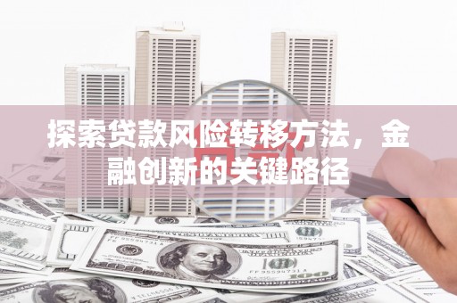 罗江探索贷款风险转移方法，金融创新的关键路径