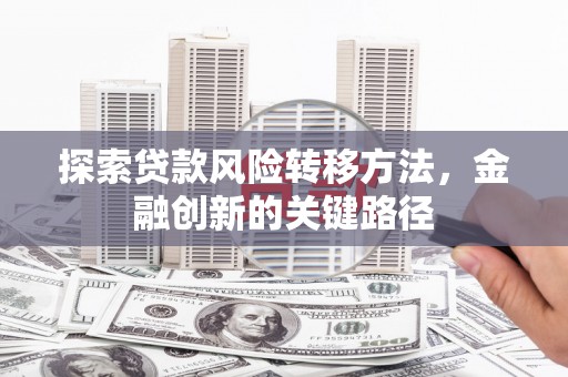 罗江探索贷款风险转移方法，金融创新的关键路径