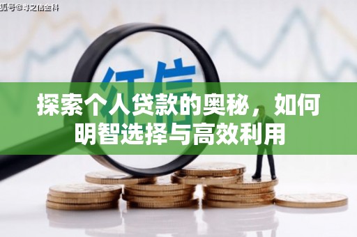 罗江探索个人贷款的奥秘，如何明智选择与高效利用