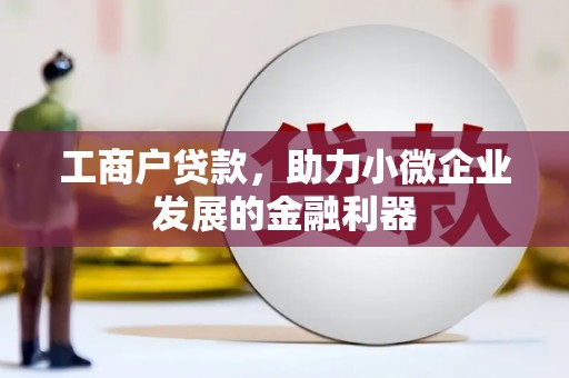 罗江工商户贷款，助力小微企业发展的金融利器