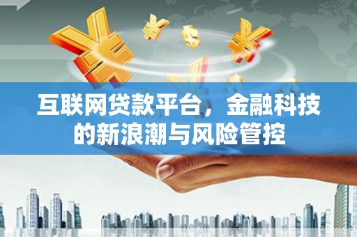罗江互联网贷款平台，金融科技的新浪潮与风险管控