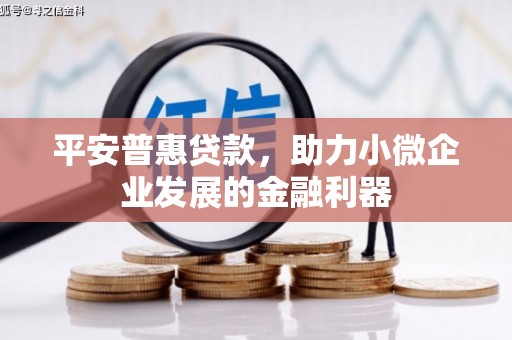 罗江平安普惠贷款，助力小微企业发展的金融利器